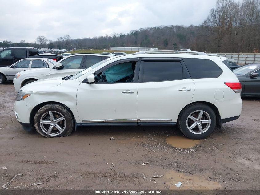 2015 Nissan Pathfinder Sl VIN: 5N1AR2MN2FC677159 Lot: 41151018