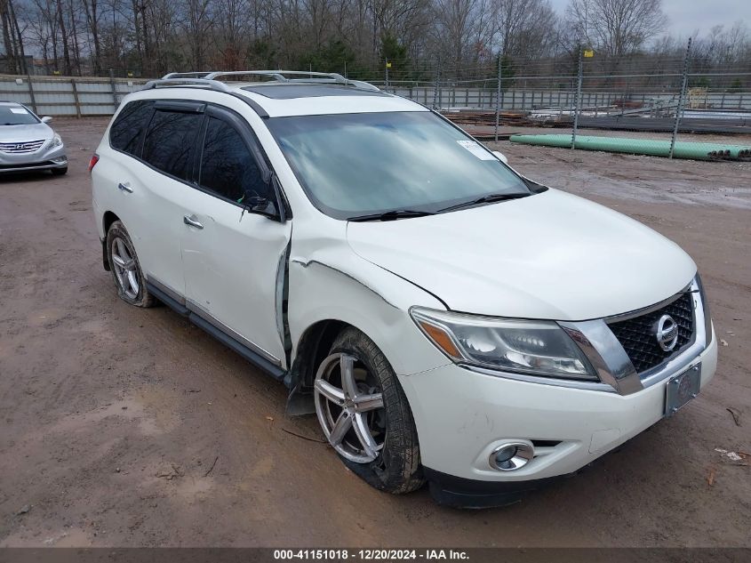 2015 Nissan Pathfinder Sl VIN: 5N1AR2MN2FC677159 Lot: 41151018