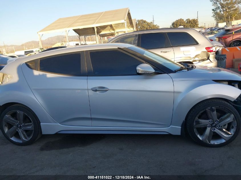 2015 Hyundai Veloster Turbo VIN: KMHTC6AE5FU249196 Lot: 41151022