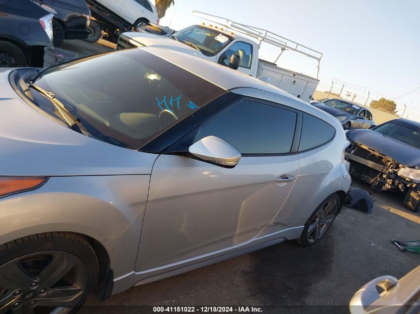 2015 HYUNDAI VELOSTER TURBO - KMHTC6AE5FU249196