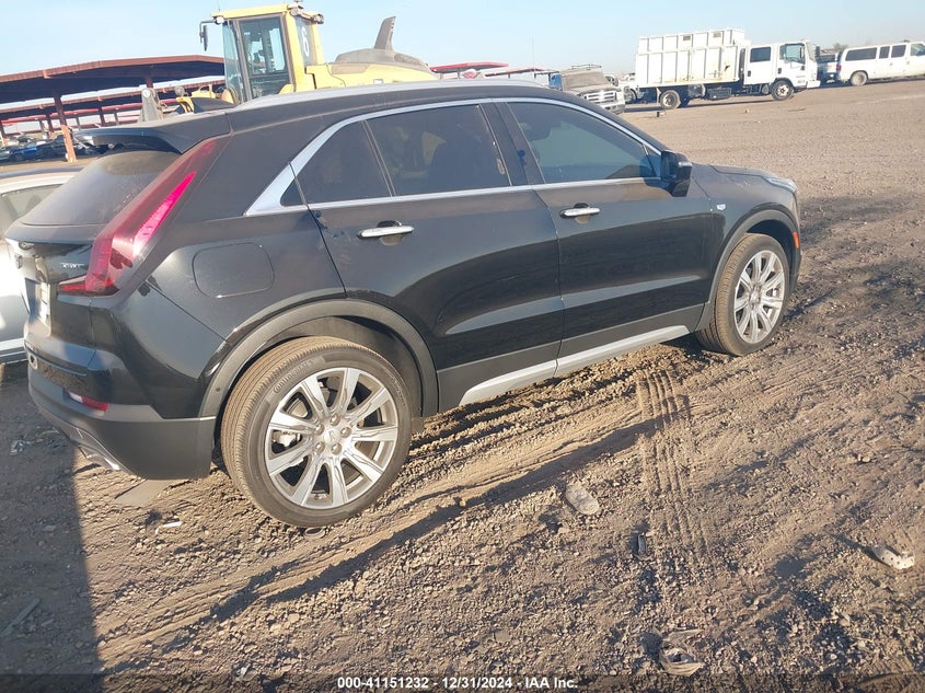 Vin: 1gyfzcr49pf173489, lot: 41641472, cadillac xt4 fwd premium luxury 20234