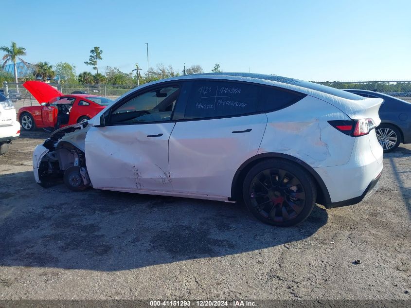 2023 Tesla Model Y Awd/Long Range Dual Motor All-Wheel Drive VIN: 7SAYGDEE0PA199427 Lot: 41151293