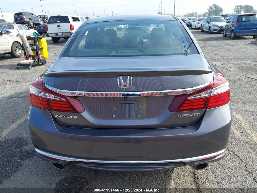 2016 HONDA ACCORD SEDAN VIN: 1HGCR2F55GA203067