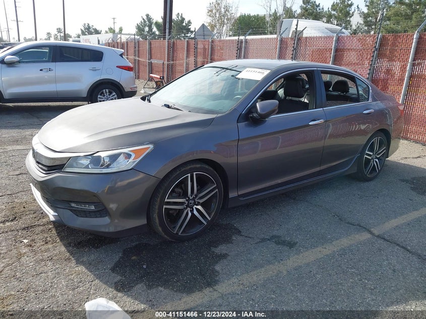 2016 HONDA ACCORD SEDAN VIN: 1HGCR2F55GA203067