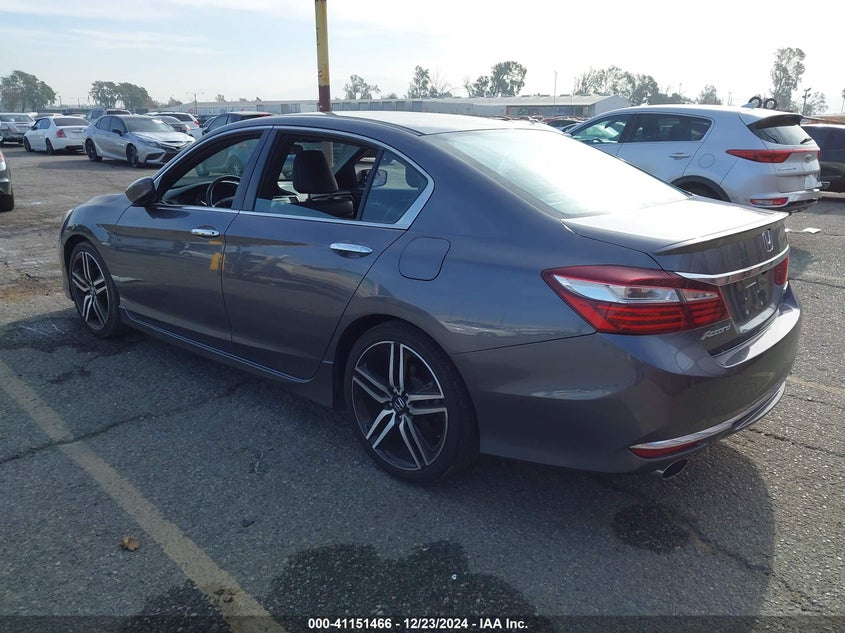 2016 HONDA ACCORD SEDAN VIN: 1HGCR2F55GA203067