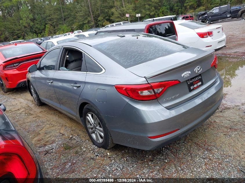 VIN 5NPE24AF2FH145532 2015 Hyundai Sonata, SE no.3