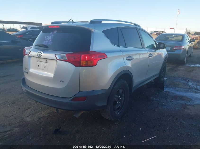 VIN 2T3ZFREV2EW125972 2014 Toyota RAV4, LE no.4