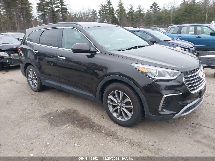 VIN KM8SMDHF8HU208110 2017 Hyundai Santa Fe, SE no.1