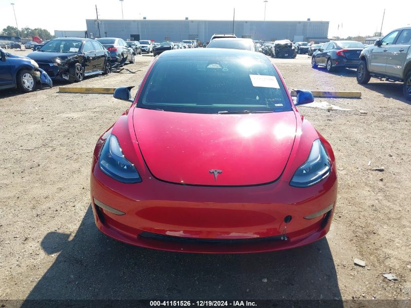 2023 Tesla Model 3 Long Range Dual Motor All-Wheel Drive VIN: 5YJ3E1EB3PF684245 Lot: 41151526