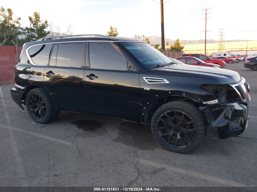 2017 Nissan Armada Sv VIN: JN8AY2ND1H9007846 Lot: 41151531