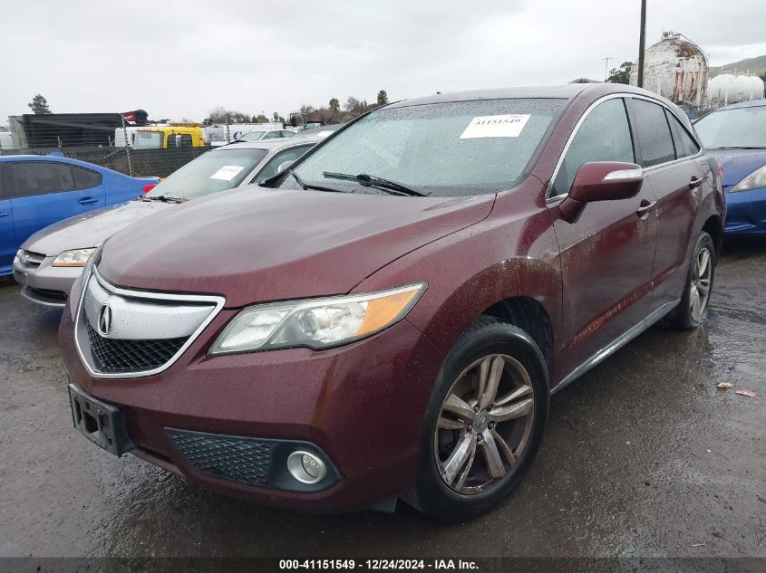 VIN 5J8TB3H57EL009360 2014 ACURA RDX no.2