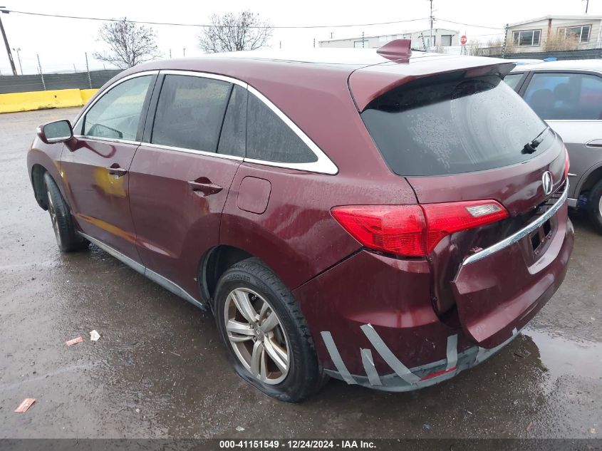 VIN 5J8TB3H57EL009360 2014 ACURA RDX no.3