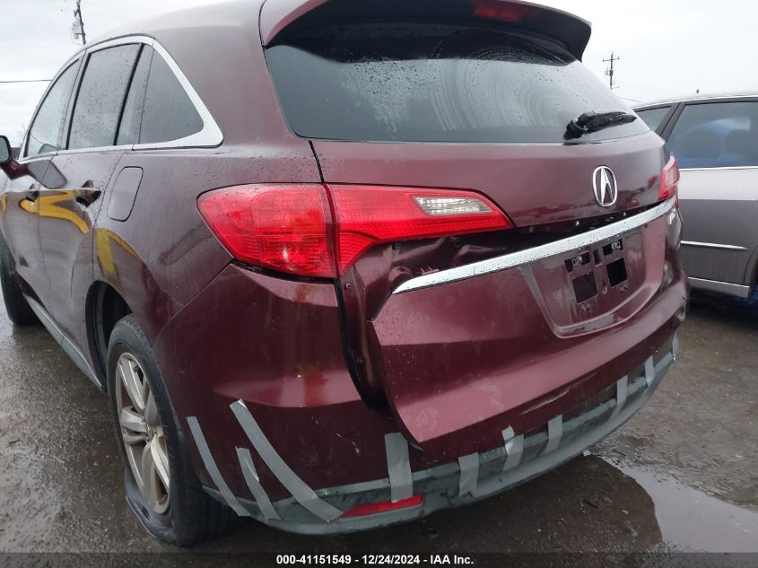 VIN 5J8TB3H57EL009360 2014 ACURA RDX no.6