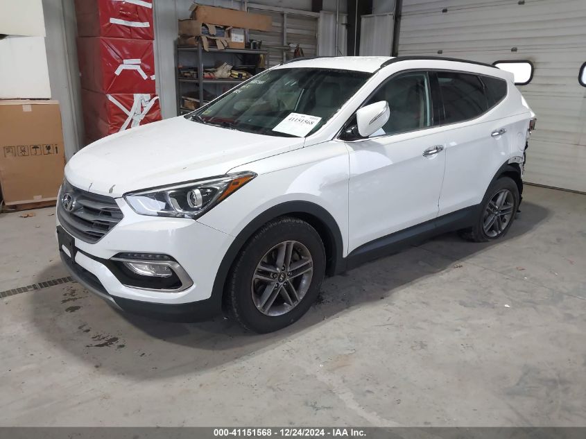 VIN 5NMZUDLB3HH020173 2017 HYUNDAI SANTA FE SPORT no.2