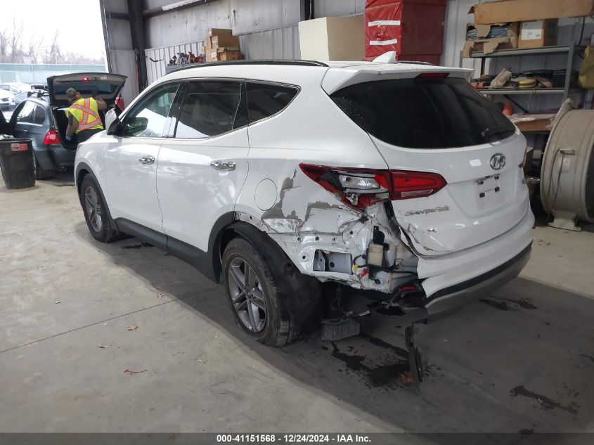 VIN 5NMZUDLB3HH020173 2017 HYUNDAI SANTA FE SPORT no.3