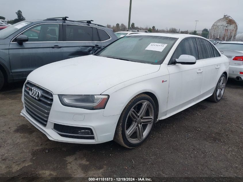 VIN WAUBGAFLXDA235322 2013 AUDI S4 no.2