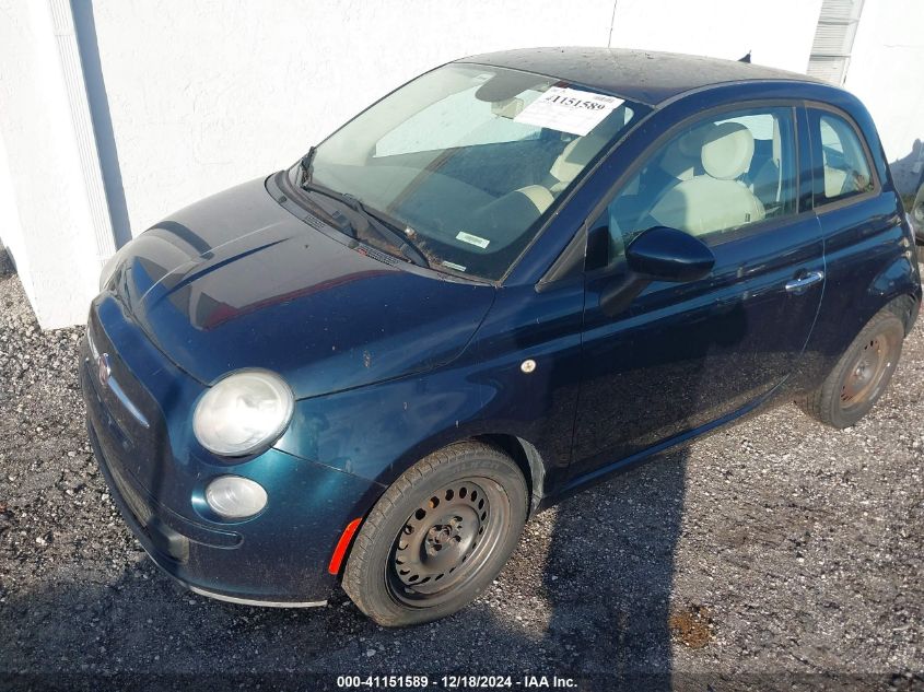 VIN 3C3CFFARXDT751230 2013 Fiat 500, Pop no.2