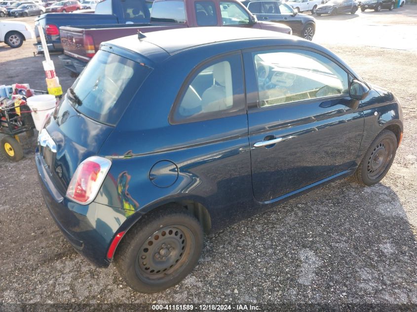 VIN 3C3CFFARXDT751230 2013 Fiat 500, Pop no.4