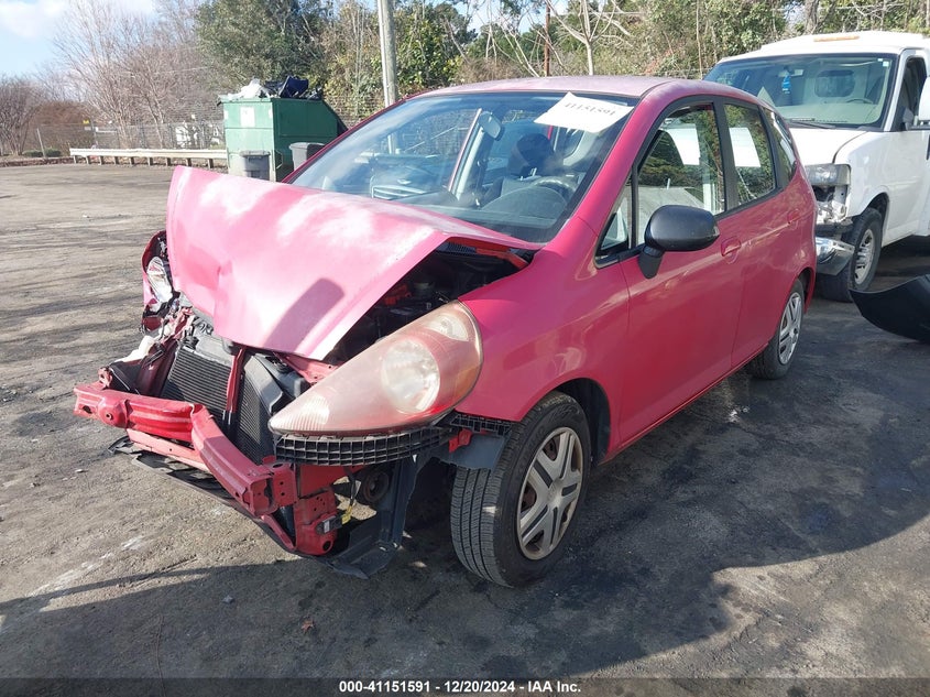 2008 HONDA FIT VIN: JHMGD37448S063954