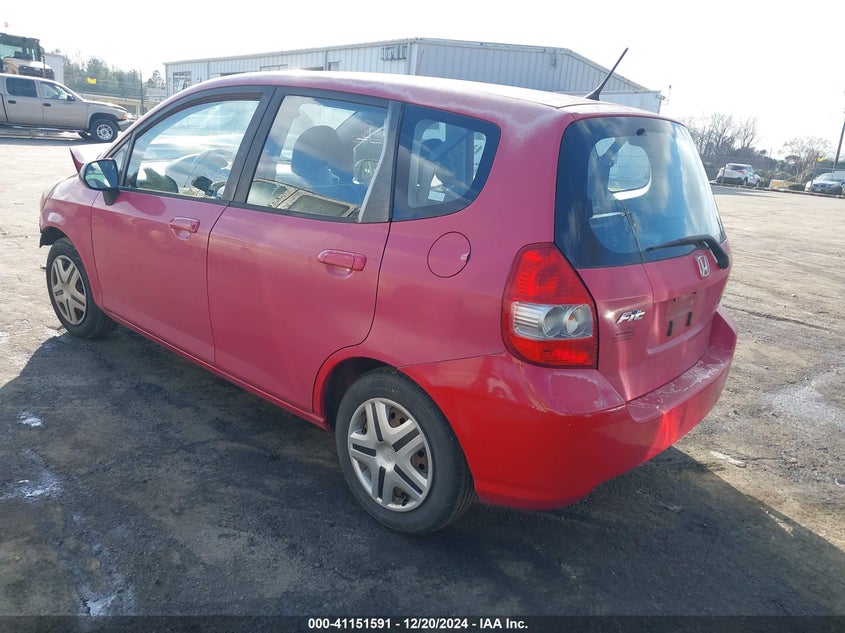 2008 HONDA FIT VIN: JHMGD37448S063954