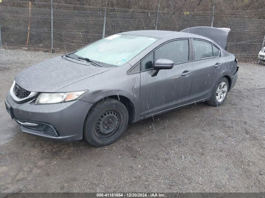 VIN 19XFB2F59FE249903 2015 HONDA CIVIC no.2