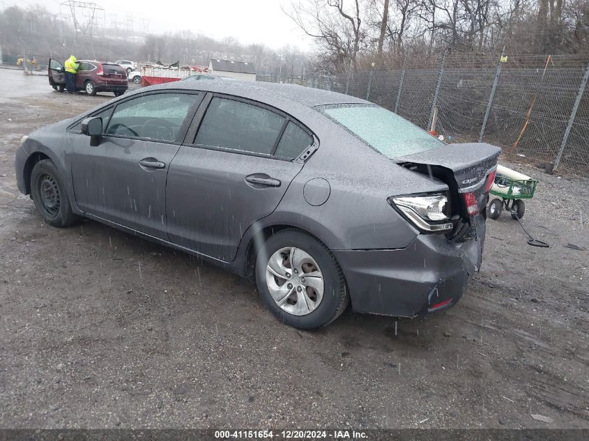 VIN 19XFB2F59FE249903 2015 HONDA CIVIC no.3