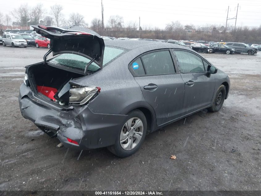 VIN 19XFB2F59FE249903 2015 HONDA CIVIC no.4