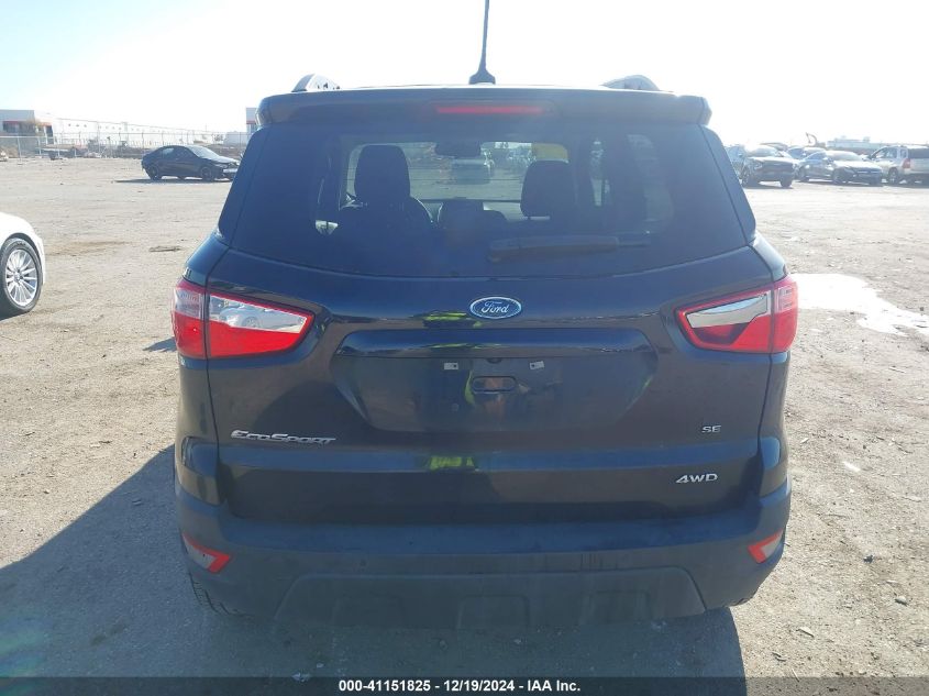 2020 Ford Ecosport Se VIN: MAJ6S3GL4LC359236 Lot: 41151825