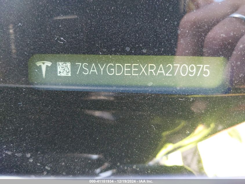 2024 TESLA MODEL Y - 7SAYGDEEXRA270975