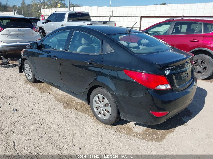 VIN KMHCT4AE8HU242735 2017 Hyundai Accent, SE no.3