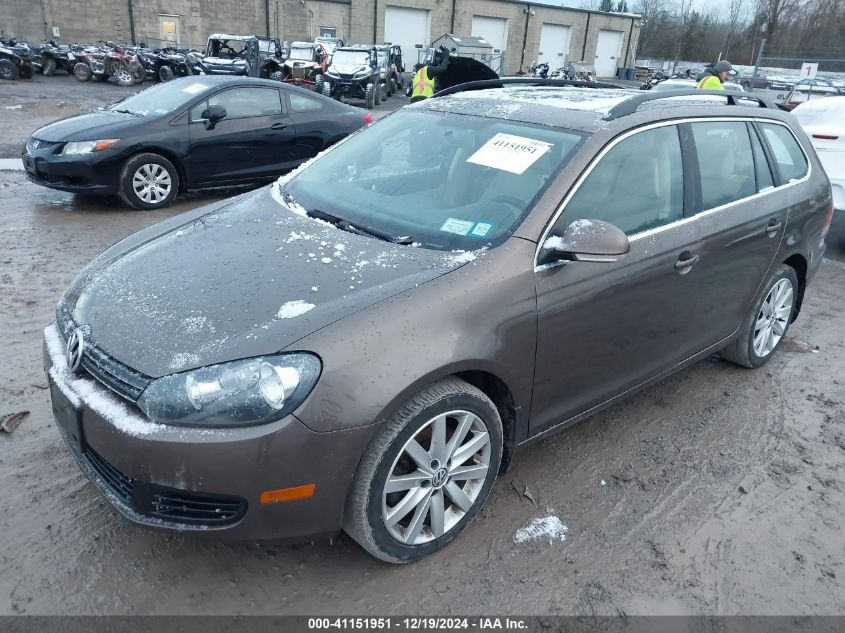 VIN 3VWML7AJ7EM608916 2014 VOLKSWAGEN JETTA SPORTWAGEN no.2