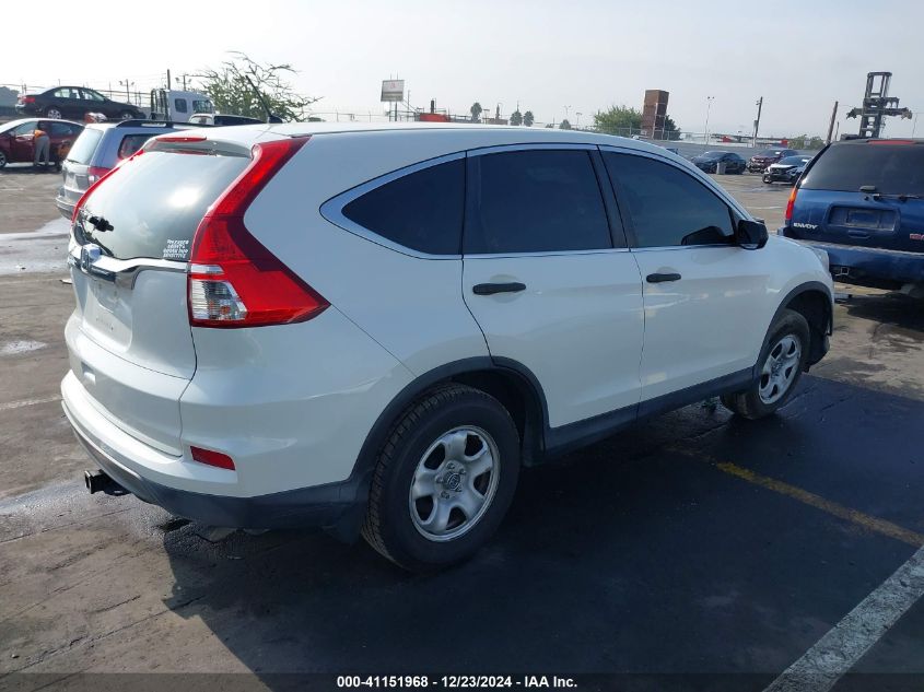 VIN 5J6RM3H30GL027309 2016 Honda CR-V, LX no.4