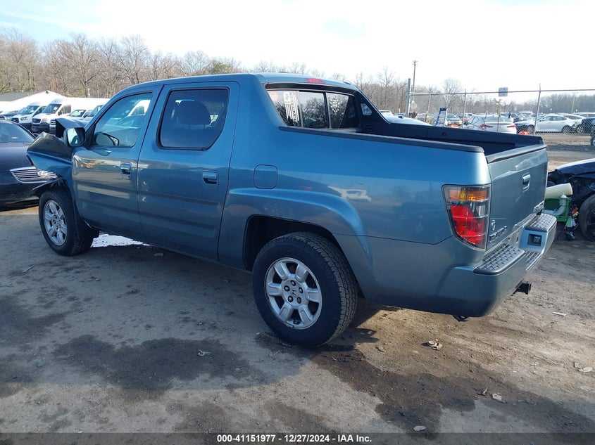 2008 HONDA RIDGELINE VIN: 2HJYK16538H521643