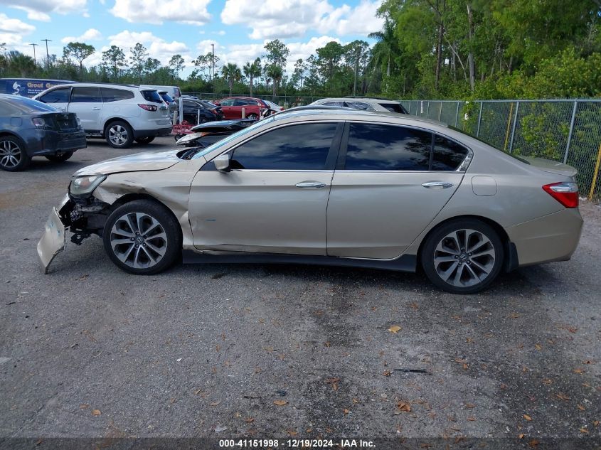 VIN 1HGCR2F50FA058423 2015 HONDA ACCORD no.14