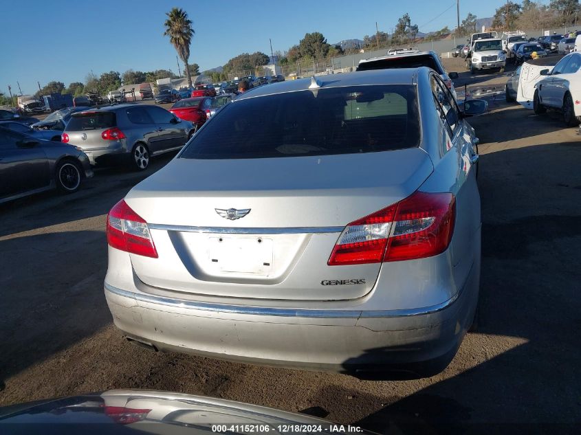 2012 Hyundai Genesis 3.8 VIN: KMHGC4DD4CU180389 Lot: 41152106