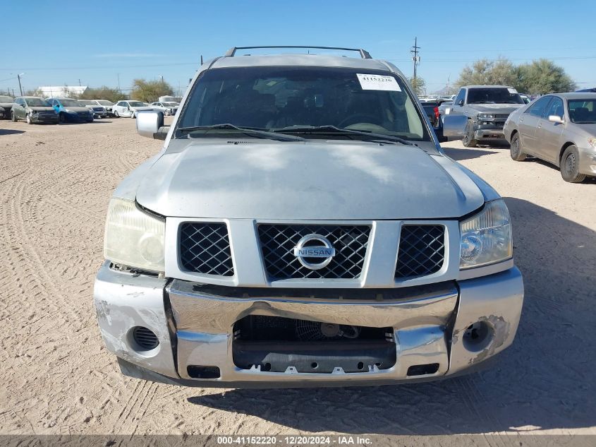 2007 Nissan Armada Se VIN: 5N1AA08A57N712026 Lot: 41152220