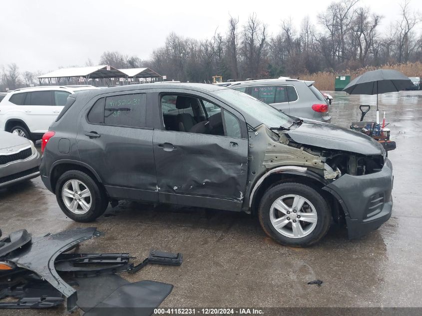 2020 Chevrolet Trax Fwd Ls VIN: 3GNCJKSBXLL112307 Lot: 41152231