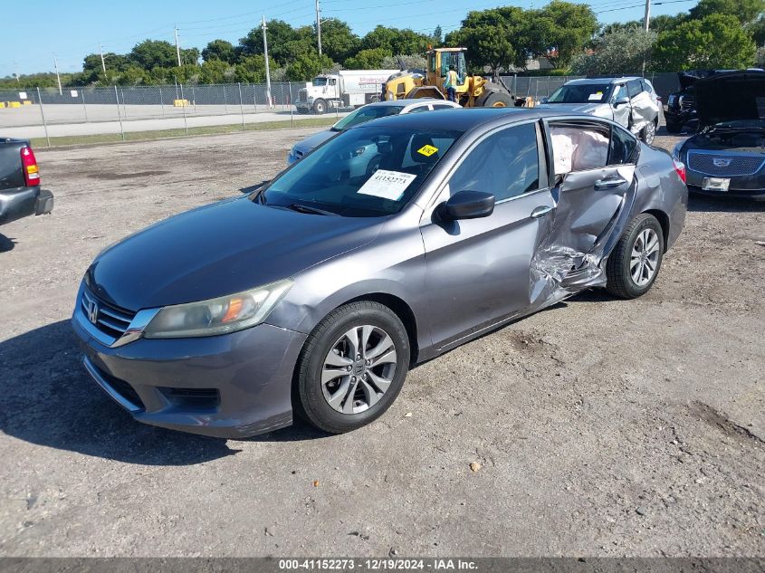 VIN 1HGCR2F3XEA183748 2014 Honda Accord, LX no.2