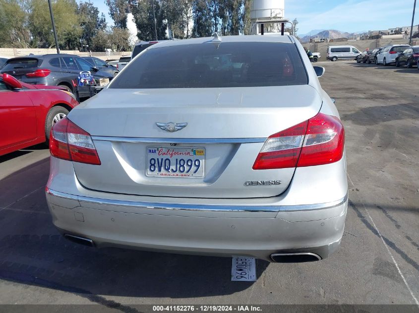 2012 Hyundai Genesis 3.8 VIN: KMHGC4DD4CU207347 Lot: 41152276