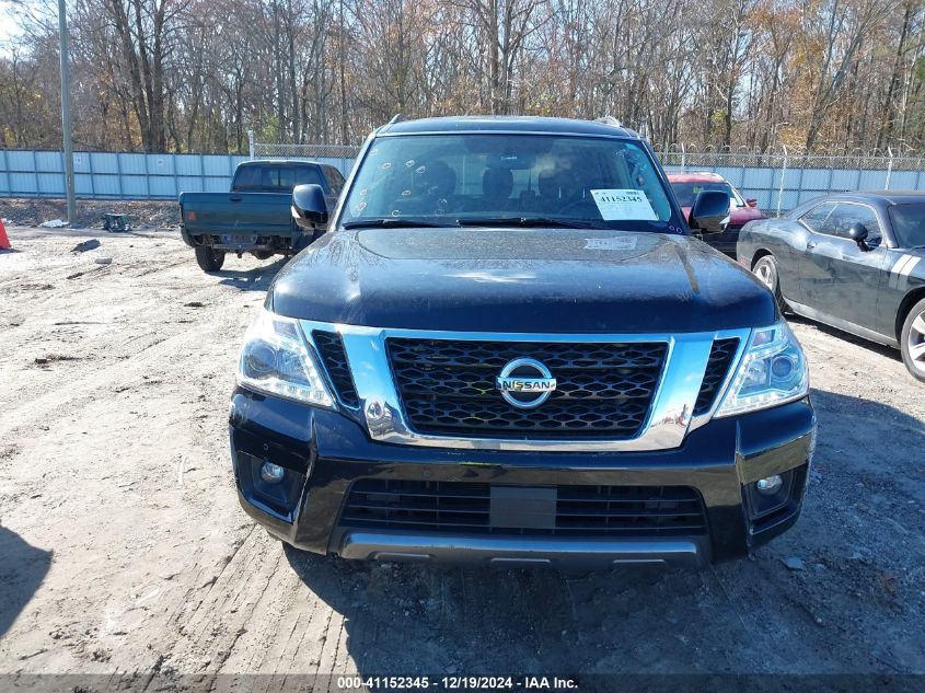 2019 Nissan Armada Sv VIN: JN8AY2NC8K9586784 Lot: 41152345