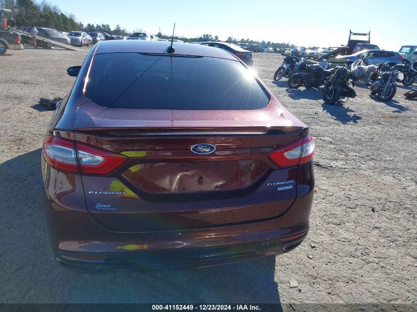 2016 FORD FUSION TITANIUM - 3FA6P0K91GR390947