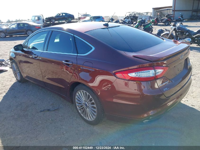 VIN 3FA6P0K91GR390947 2016 Ford Fusion, Titanium no.3