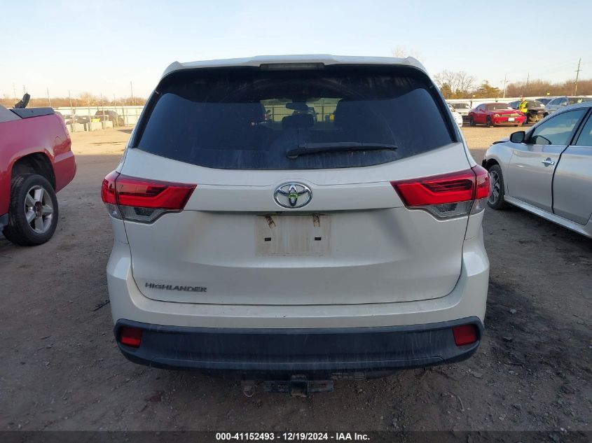 2019 Toyota Highlander Le VIN: 5TDZZRFH4KS313051 Lot: 41152493