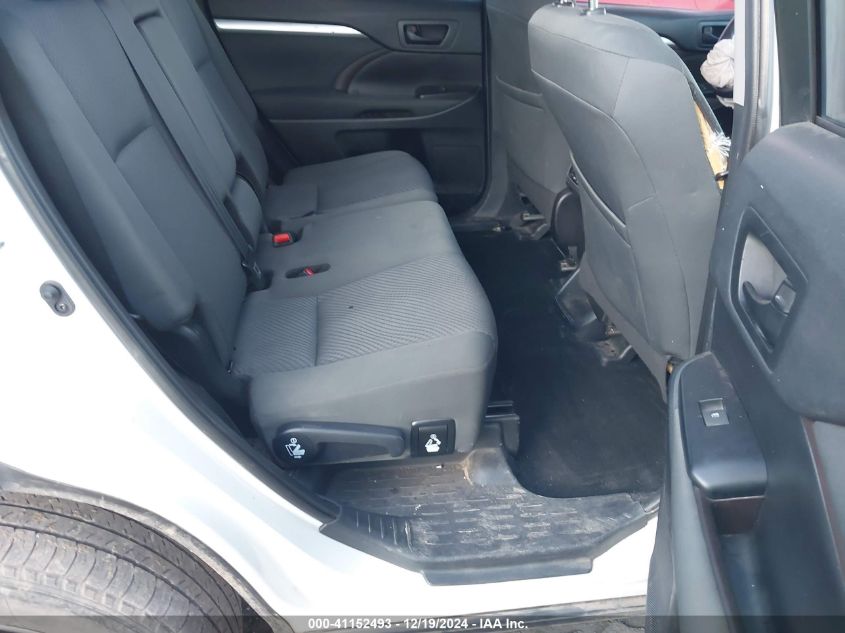 2019 Toyota Highlander Le VIN: 5TDZZRFH4KS313051 Lot: 41152493