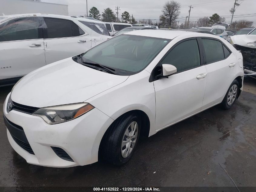 VIN 2T1BURHE6EC063053 2014 TOYOTA COROLLA no.2