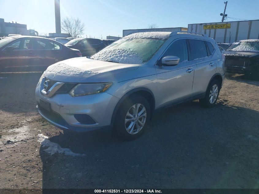 VIN 5N1AT2MM0GC798752 2016 Nissan Rogue, SV no.2