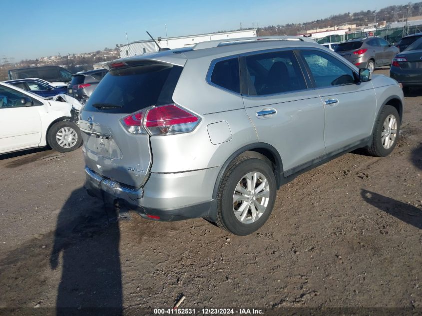 VIN 5N1AT2MM0GC798752 2016 Nissan Rogue, SV no.4