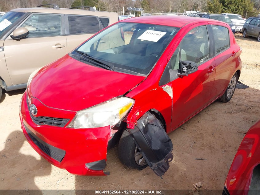 2013 TOYOTA YARIS VIN: JTDKTUD39DD548573