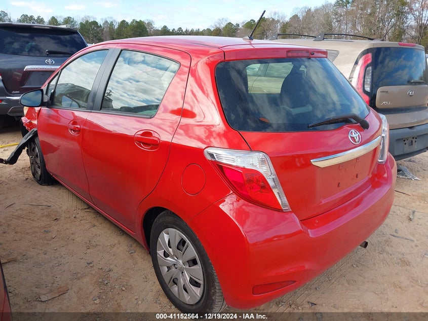 2013 TOYOTA YARIS VIN: JTDKTUD39DD548573