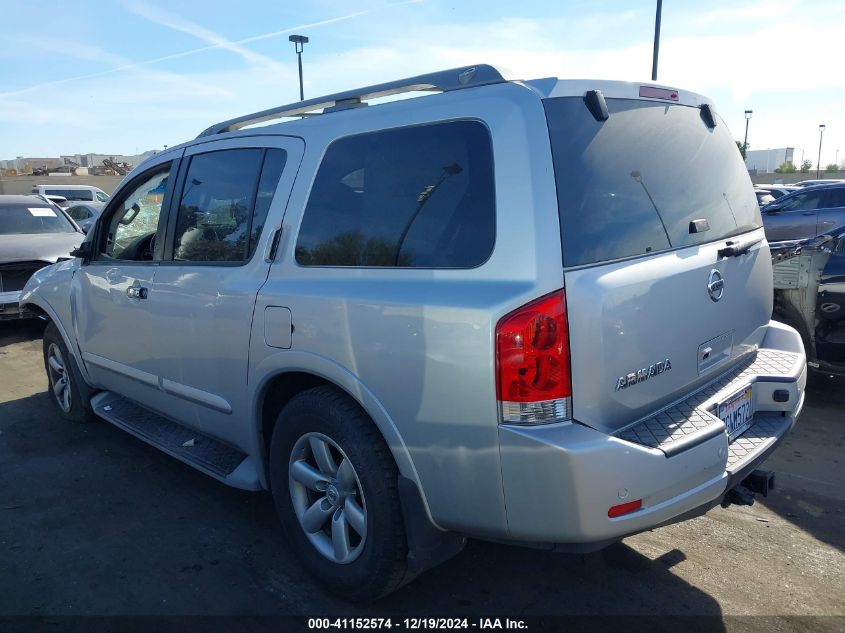 2014 Nissan Armada Sv VIN: 5N1AA0ND8EN613275 Lot: 41152574